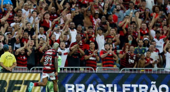 Marinho se declara ao Flamengo após gol marcado contra Santos: “Privilégio”