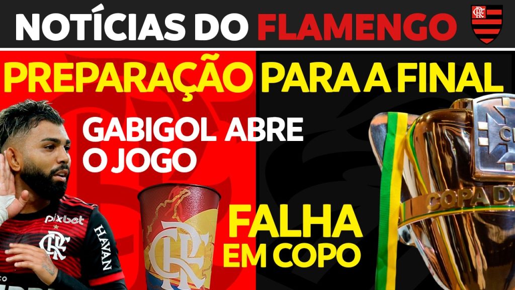 AO VIVO: Fla no G-4 do Brasileirão, recado do ‘Lil Gabi’, gafe do fornecedor e preparação para final da Copa do Brasil