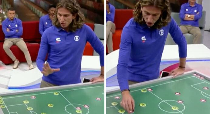 Filipe Luís destrincha tática da Suíça na Copa do Mundo e deixa internautas impressionados