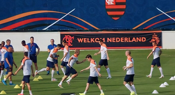 Uma das favoritas na Copa do Mundo 2022, seleção da Holanda já treinou na Gávea