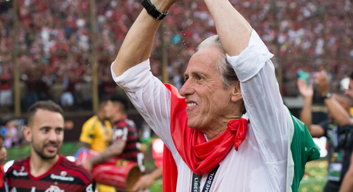 Jorge Jesus relembra 3 anos do título da Libertadores de 2019 pelo Flamengo