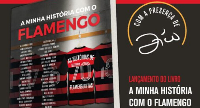 “A história com o Flamengo”: livro com 70 flamenguistas ilustres tem lançamento nesta sexta