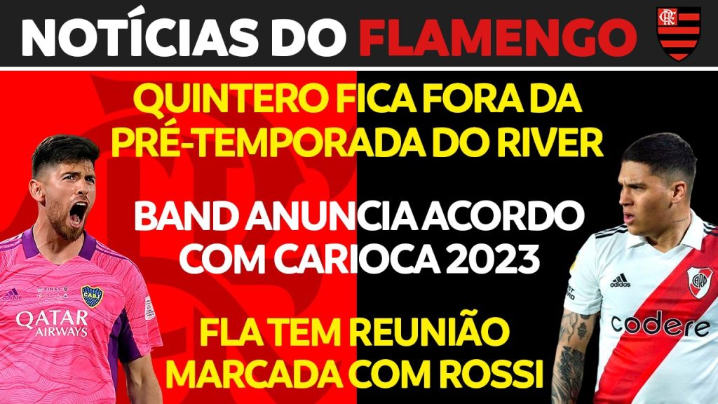 AO VIVO | Flamengo lamenta morte de Pelé, Quintero fora da pré-temporada do River, reunião com Rossi; veja últimas notícias