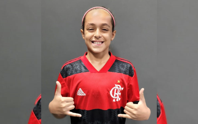 Conheça jovem de 10 anos que chamou anteção do Flamengo para integrar futebol feminino