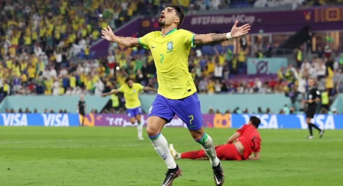 Baile no Catar! Brasil goleia Coreia do Sul com gols de Vini Jr e Paquetá e avança na Copa do Mundo