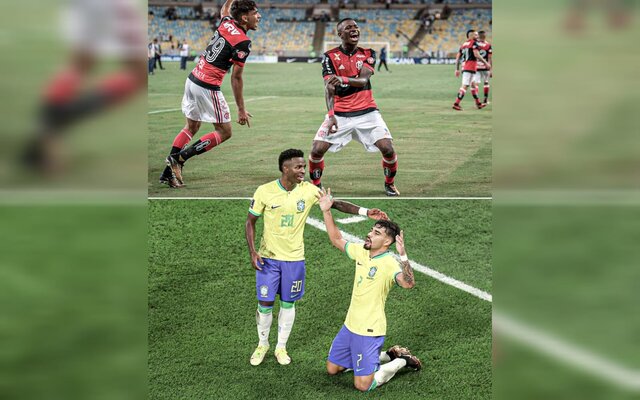 Lucas Paquetá y Vinicius Jr. festejan el título del Flamengo - CNN Video