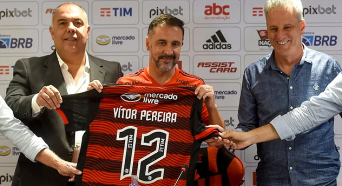 Braz garante permanência de Vítor Pereira no Flamengo: “Trouxemos para a temporada inteira”