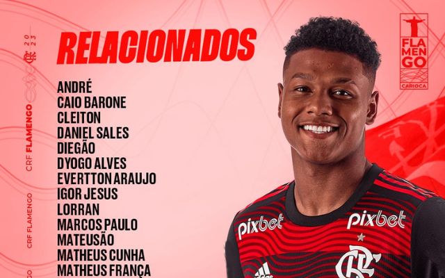 ense está entre os titulares do Flamengo na estreia do Cariocão
