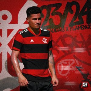 Flamengo estreia nova camisa 1 contra o Palmeiras, na Supercopa do
