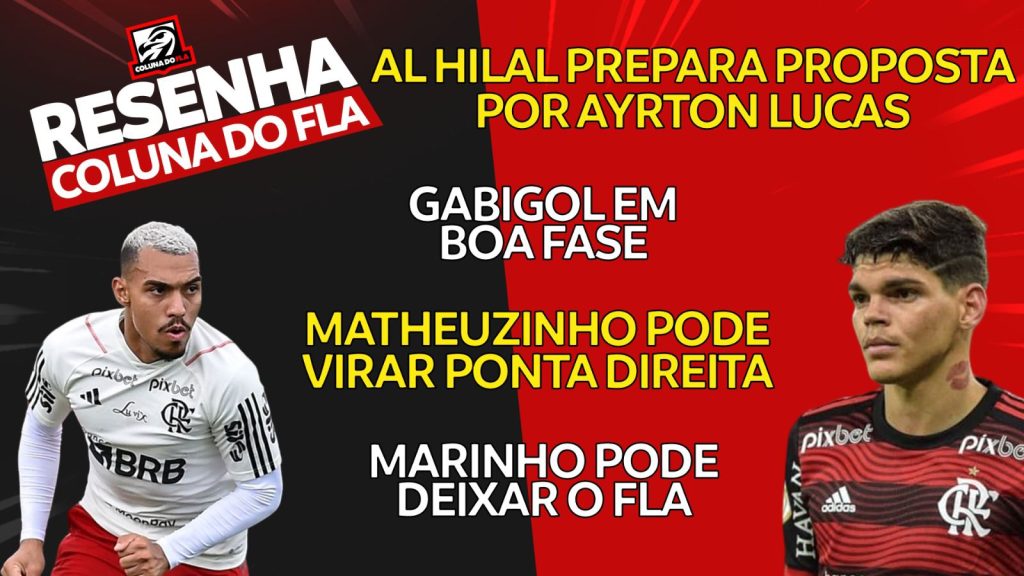 AO VIVO | Clube europeu de olho em Vítor Pereira, Matheuzinho na ponta e Marinho de saída; veja principais notícias do Fla