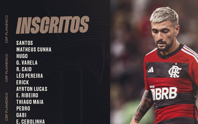 A lista de jogadores do Flamengo para o Mundial de Clubes 2022