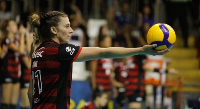 Flamengo encara Osasco nas quartas de final da Copa Brasil de Vôlei Feminino nesta quinta