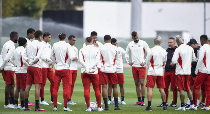 Flamengo realiza último treino no Marrocos antes de jogo pelo Mundial de Clubes