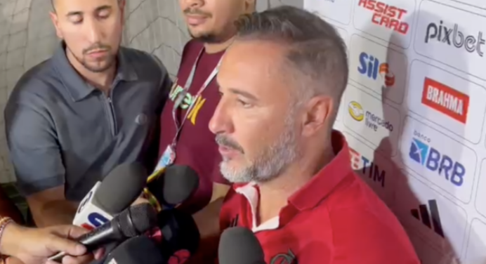 Vítor Pereira revela que irá com time alternativo para duelo com Resende, no sábado