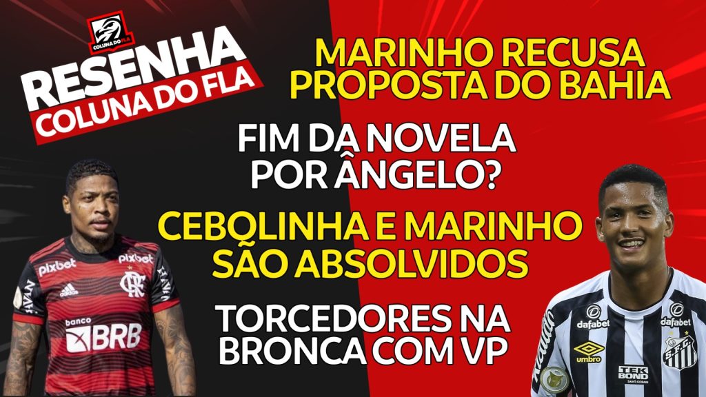 AO VIVO | Marinho recusa proposta e torcedores ‘na bronca’ com Vítor Pereira; veja as últimas do Flamengo