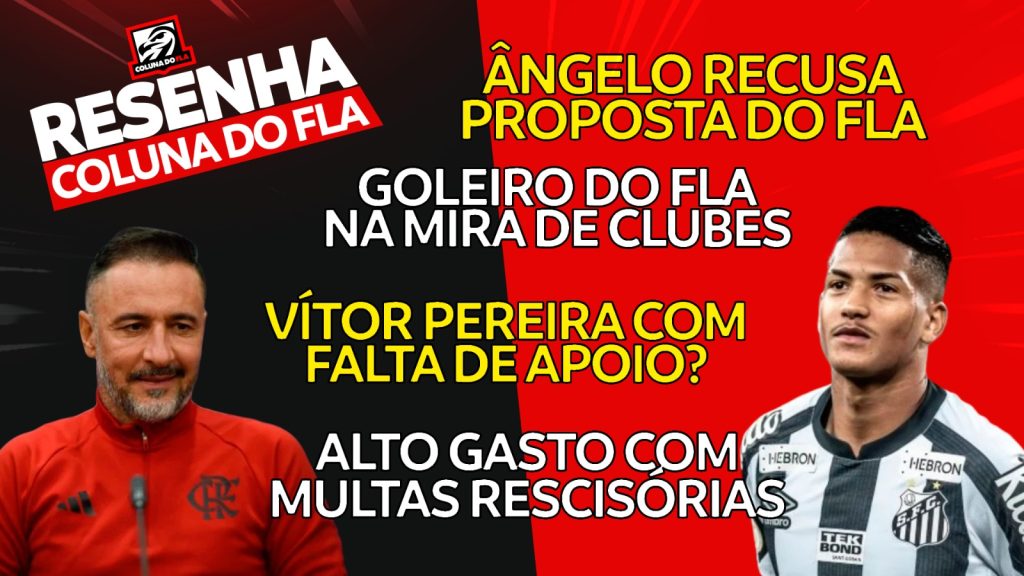 AO VIVO | Recusa de Ângelo ao Flamengo e interesse em retorno de Jorge Jesus; veja últimas notícias