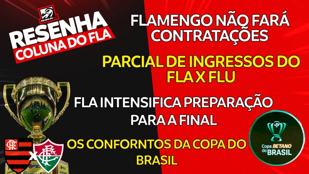 AO VIVO | Problemas para Vítor Pereira e adversário da Copa do Brasil; veja últimas notícias do Flamengo