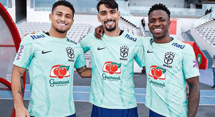 Crias do Flamengo celebram parceria na Seleção Brasileira