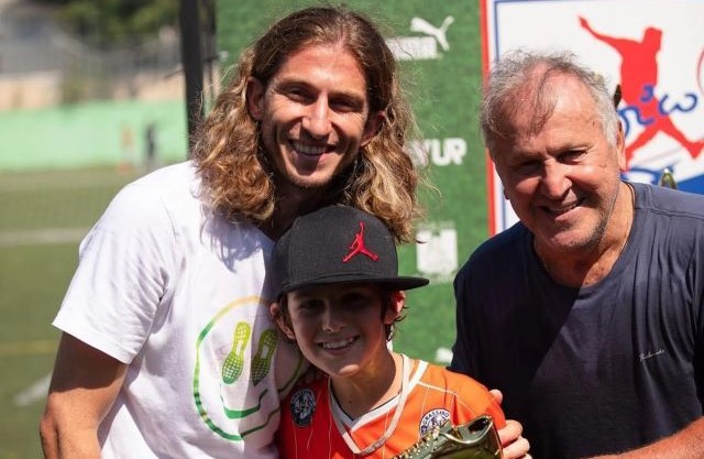 Filipe Luís se emociona com participação do filho na Copa Zico e faz declaração para ídolo do Flamengo