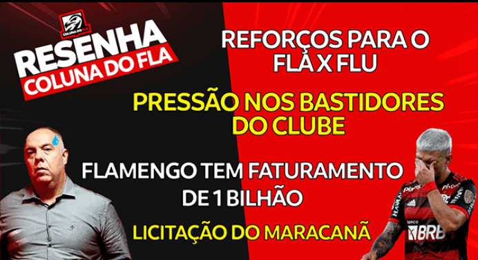 AO VIVO | Flamengo fatura R$ 1 bilhão, lesão de Arrascaeta, reforços de jogadores para Fla-Flu e muito mais no ‘Resenha’
