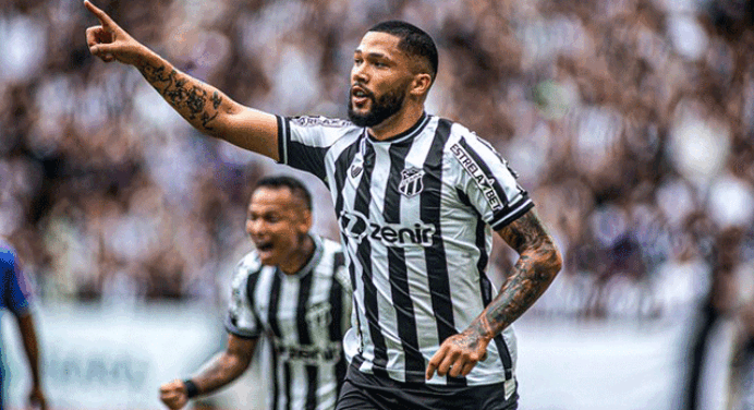 Emprestado pelo Flamengo, Vitor Gabriel é líder de participações em gols do Ceará; veja números