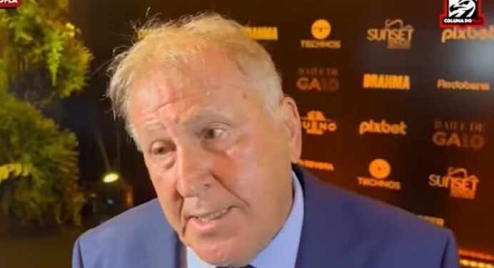 Zico agradece idolatria e homenagens recebidas pelo Flamengo