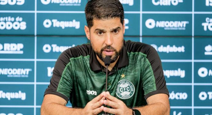 Coritiba demite treinador após tomar ‘baile’ do Flamengo