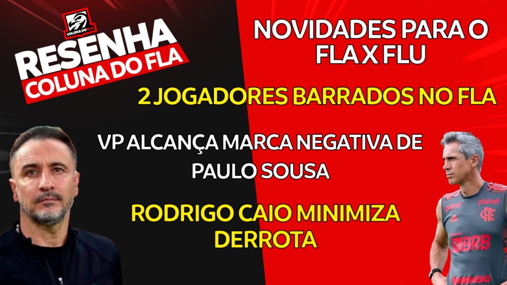 AO VIVO | Vítor Pereira barra 2 jogadores, zagueiro do Corinthians na mira do Flamengo e mais no ‘Resenha’