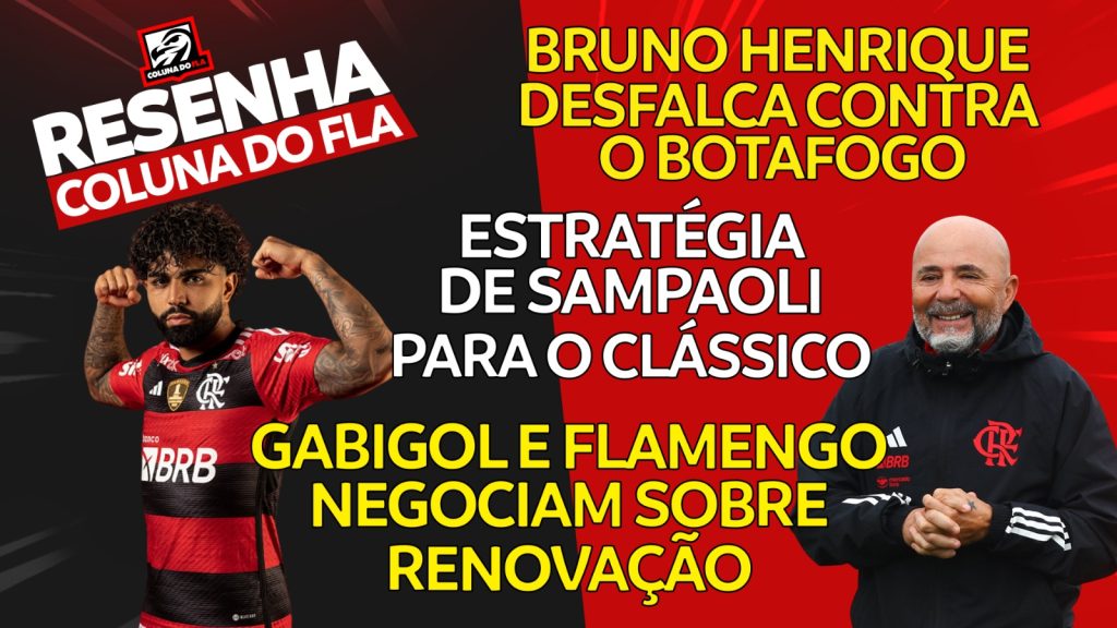 AO VIVO | Renovação de Gabigol e variações táticas de Sampaoli; veja últimas notícias do Flamengo