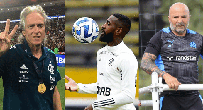 Gerson pode ser principal beneficiado com mudança de treinador no Flamengo