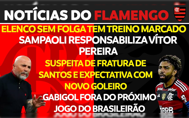 AO VIVO | Santos com suspeita de fratura, torcedores revoltados e Flamengo espera novo goleiro: veja últimas notícias