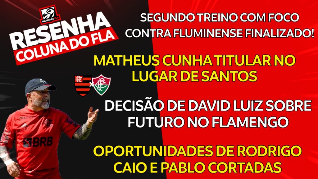 Notícias do Flamengo hoje: reunião interna entre diretoria e jogadores, Santos barrado e decisão de David Luiz