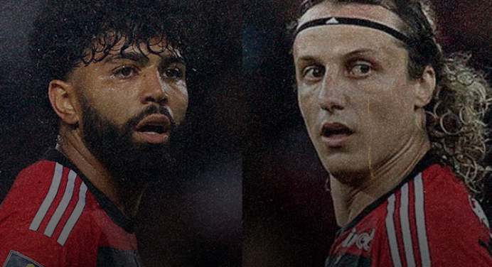Elenco rachado: Gabigol e David Luiz têm rixa em 2 grupos internos no Flamengo