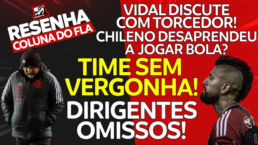 Notícias do Flamengo hoje: protesto de torcedor ‘solitário’, declaração de Sampaoli e alerta de Vidal