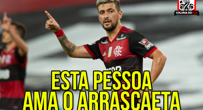 Figurinhas para Whatsapp: Arrascaeta e Flamengo classificado