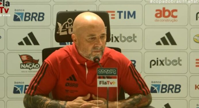 Sampaoli abre o jogo sobre sequência do Fla na temporada: “Não podemos escorregar”
