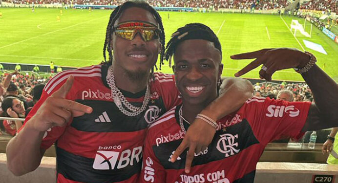 Saudade do Flamengo? Vini Jr vai ao Maracanã em jogo da Libertadores