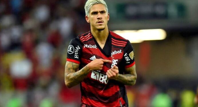 Pedro atuou em 20 dos 27 jogos de Sampaoli à frente do Flamengo