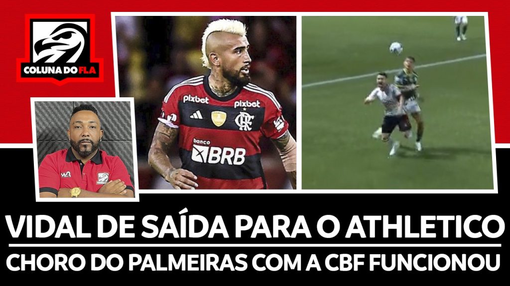 Notícias do Flamengo hoje: Vidal fora, indignação da diretoria com a CBF e situação de Rodrigo Caio e Pablo