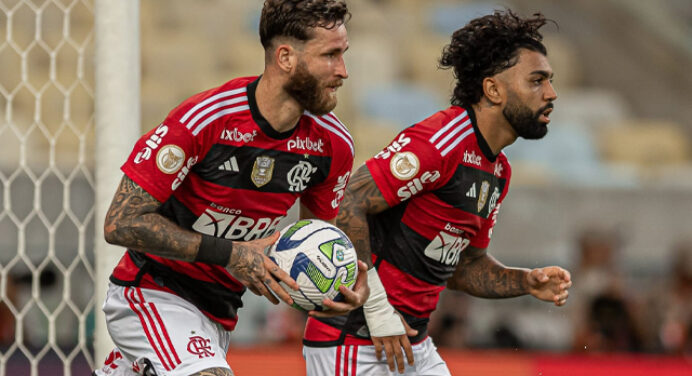 Gabigol e Léo Pereira seguem na transição e devem desfalcar Flamengo contra o Palmeiras