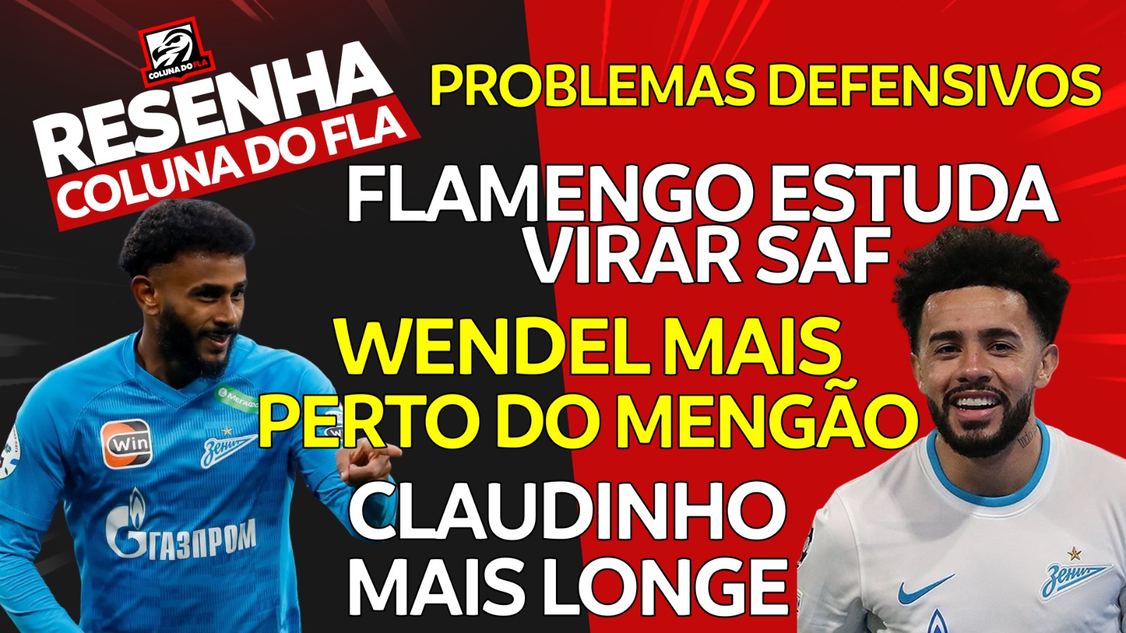 Notícias do Flamengo hoje: Wendel próximo, Claudinho longe e reunião sobre SAF