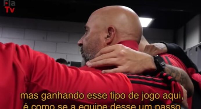 Sampaoli fica eufórico com vitória do Flamengo sobre Athletico: “Passo para brigar por coisas importantes”