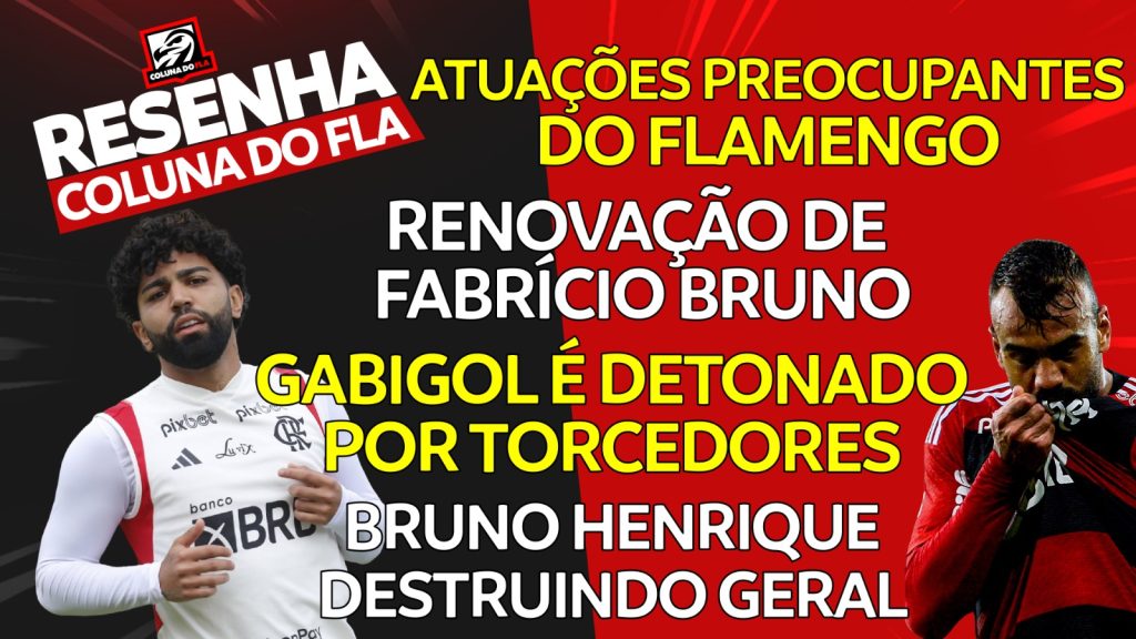 Notícias do Flamengo hoje: renovação de Fabrício Bruno, Bruno Henrique ‘voando’ e marca artilheira de Gabigol