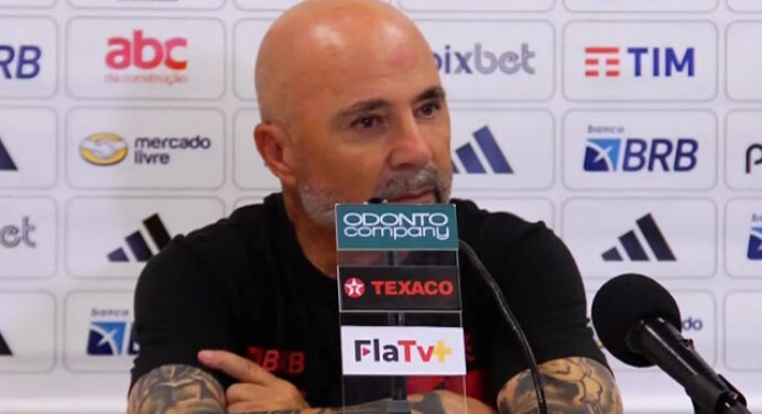 Jogadores ou treinador? Sampaoli abre o jogo sobre culpado pela fase do Flamengo