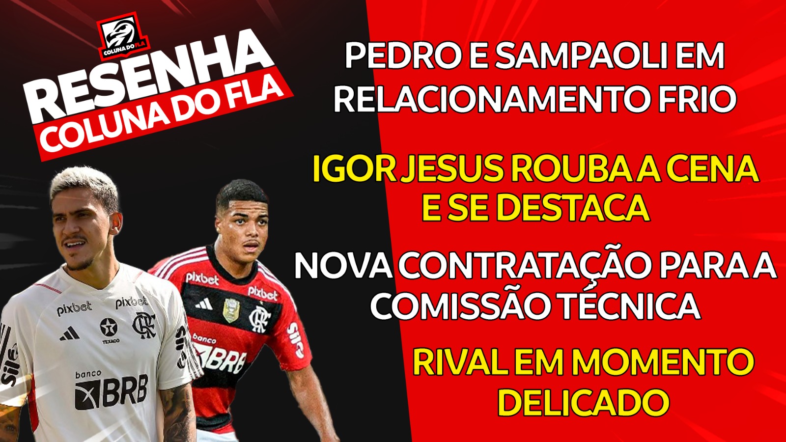 Notícias do Flamengo hoje: nova contratação, relacionamento ‘frio’ entre Pedro e Sampaoli e rival em momento delicado