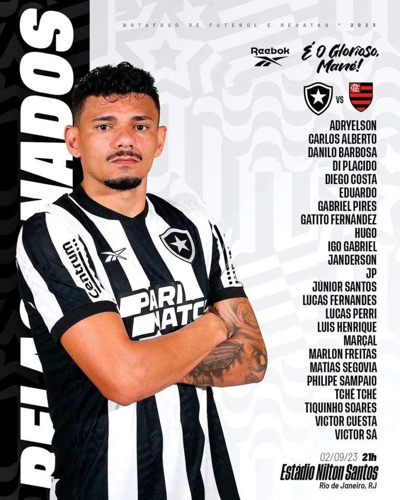 Botafogo anuncia volta de Tiquinho Soares para jogo com Flamengo