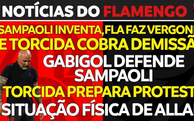 Notícias do Flamengo hoje: Sampaoli evita 'Efeito Dorival