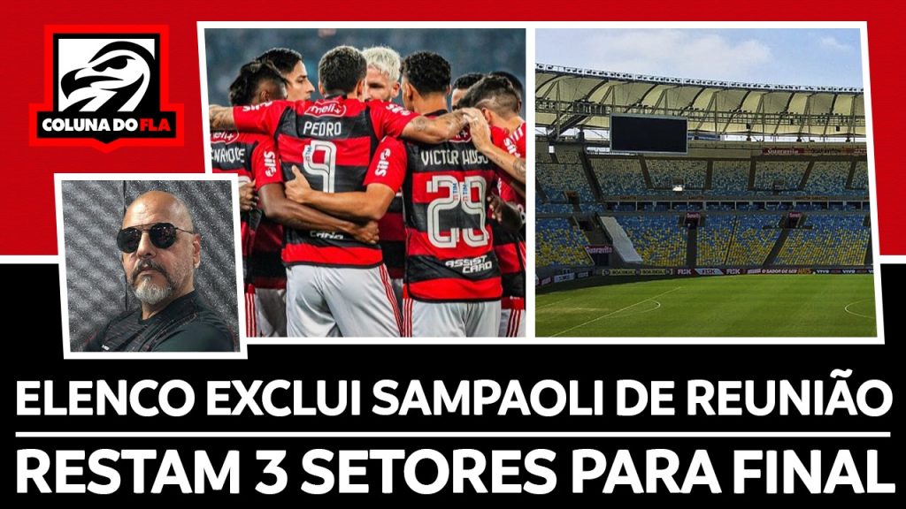 Notícias do Flamengo hoje: reunião sem Sampaoli, 2 desfalques confirmados e ingressos para a final contra o São Paulo