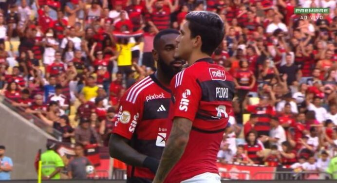 “O artilheiro voltou”: Pedro marca gol contra o Bahia e anima torcedores do Flamengo
