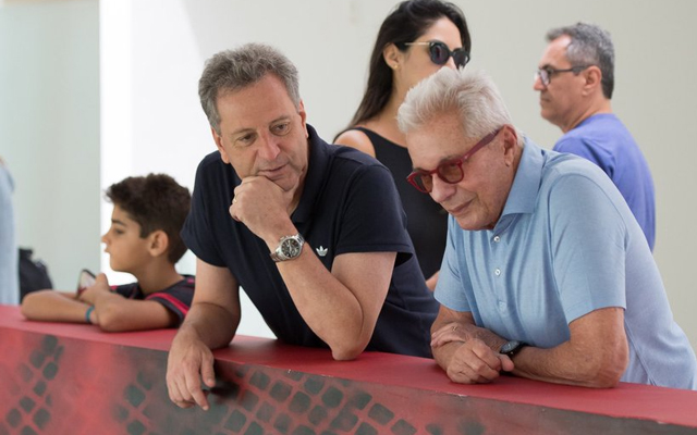 Rodolfo Landim e Márcio Braga no Flamengo